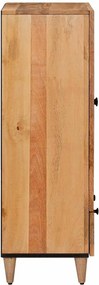 vidaXL Highboard Φυσικό 60 x 33,5 x 100 εκ. Στερεό ξύλο μάνγκο