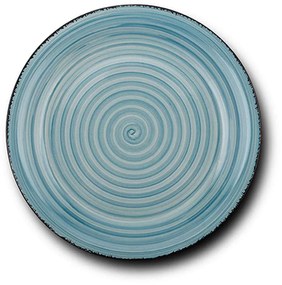 Πιάτο Ρηχό Lines 10-099-221 Φ27cm Blue Nava Κεραμικό