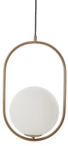 Artekko Iron Φωτιστικό Οροφής Μονόφωτο (Ε27) Μεταλλικό Χρυσό Artekko 023-3342