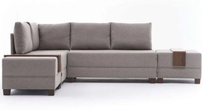 Καναπές - Κρεβάτι Γωνιακός (Αριστερή Γωνία) Fly 825BLC2672 280x210x70cm Cream