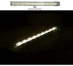 Adeleq Μπάρα Led Αλουμινίου 20Cm 24Vdc 3W 9Led 120ο Θερμό Ip54 30-3342000