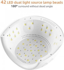 SOGENI Επαγγελματική Λάμπα Πολυμερισμού M5 PLUS 168w 42 Led - Nail lamp