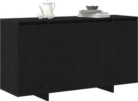 vidaXL Πλαϊνό γραφείο Μαύρη δρυς 120 x 41 x 75 εκ. Επεξεργασμένο ξύλο