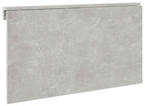 vidaXL Τραπέζι Τοίχου Πτυσσόμενο Γκρι Σκυροδ. 100x60x56 εκ. Επεξ. Ξύλο