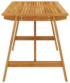 vidaXL Τραπεζαρία Κήπου 140 x 70 x 73,5 εκ. από Μασίφ Ξύλο Ακακίας