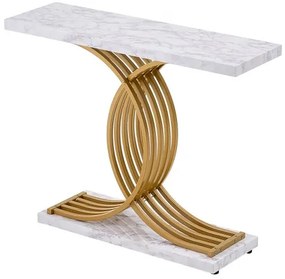 VEVOR Narrow Console Sofa Table Couch Table 39.4 in for Entryway &amp; Living Room