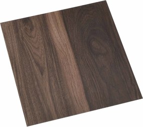 vidaXL Πλάκες Δαπέδου 55 pcs Σκούρο Καφέ 5,11 m² PVC