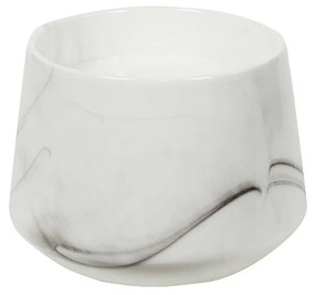Κεριά / διαχύτες The home deco factory  BOUGIE PARFUMEE MARBREE BLANCHE H13.5CM M12