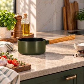 ΚΑΤΣΑΡΌΛΕΣ CASSEROLE ECTOR KAKI MANCHE BOIS 18CM OGO