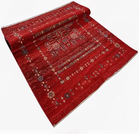 Χαλί (170x235) Polcarpet Kazak Oriental 824 Bordo