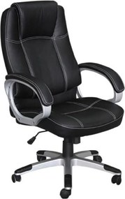 BF5450 Πολυθρόνα Γραφείου Διευθυντή, Pu Μαύρο   1τμχ