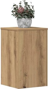 vidaXL Βάσεις Φυτών 2 τεμ. Αρτισιανή Δρυς 30x30x50 εκ. Επεξ. Ξύλο