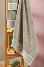 Πετσέτες Μπάνιου (Σετ 3τμχ) Whitegg T081 500gsm Μπεζ