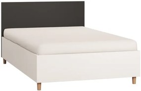 Κρεβάτι Simple-120 x 200-Λευκό - Μαύρο - 125.00Χ202.50Χ89.50cm