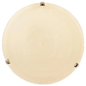 Πλαφονιέρα Τοίχου "ERIS" 1xE27 Μελί/Μπρονζέ EUROLAMP 145-22414