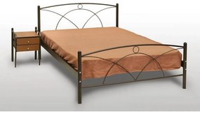 Νάξος Κρεβάτι Ημίδιπλο Μεταλλικό 120x200cm