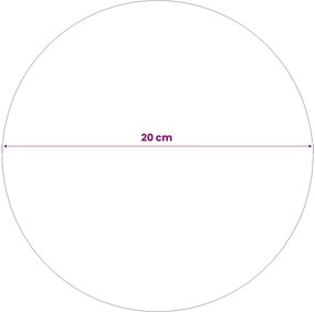 vidaXL Μπάλα Καθρέπτη Ø 20 εκ. Ασημί Ανοξείδωτο Ατσάλι 201