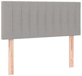 ΚΡΕΒΑΤΙ BOXSPRING ΜΕ ΣΤΡΩΜΑ ΑΝΟΙΧΤΟ ΓΚΡΙ 90X200 ΕΚ. ΥΦΑΣΜΑΤΙΝΟ 3126373