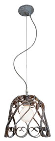 Φωτιστικό Οροφής  HL-3586-1PS LEWIS WHITE MAT PENDANT - 77-4008 - 51W - 100W - 77-4008