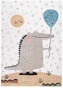 Παιδικό Χαλί (160x230) Polcarpet Carousel Dream 9909 Beige Crocodile