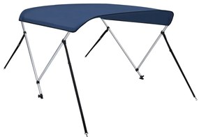 vidaXL Τέντα Σκάφους με 2 Αψίδες Μπλε 150x120x110 εκ.