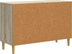 vidaXL Πλαϊνό γραφείο Sonoma Δρυς 89 x 34,5 x 60 εκ.