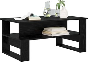 VidaXL Τραπεζάκι σαλονιού Μαύρη Οξυά 90 x 50 x 40 cm