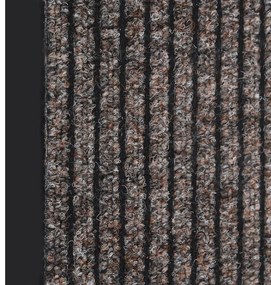 vidaXL Πατάκι Εισόδου Ριγέ Μπεζ 60 x 80 εκ.