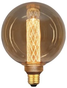 ΛΑΜΠΑ LED ΓΛΟΜΠΟΣ G125 3,5W Ε27 2000K 220-240V GOLD GLASS DIMMABLE 147-81823