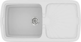 Sanitec Classic 306 (96×51) - Γρανιτένιος νεροχύτης - White