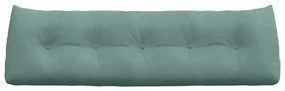 vidaXL Μαξιλάρι Πλάτης Θαλασσί 160 x 24 x 50 εκ Βελούδο
