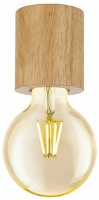 Eglo Turialdo Vintage Ξύλινη Πλαφονιέρα Οροφής με Ντουί E27 σε Χρυσό χρώμα 7cm 99077