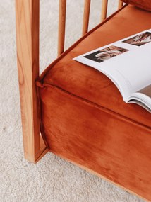 Wing Chair Sallanan - Cinnamon Cinnamon