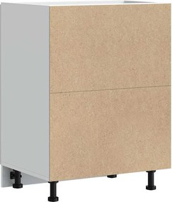 vidaXL Ντουλάπι βάσης νεροχύτη "Lucca" High Gloss White