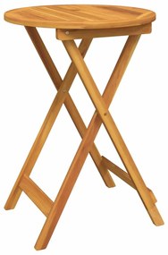 vidaXL Σετ Μπιστρό Κήπου 3 pcs Καφέ Μασίφ ξύλο ακακίας