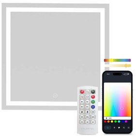 Καθρέπτης μπάνιου με LED φως KSIX Aqua E 36 W 1300 lm