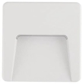 Απλίκα Φωτιστικό Τοίχου LED 3W 3CCT IP65 12x12cm Slim Pro Eurolamp-145-52096-Λευκό 145-52096