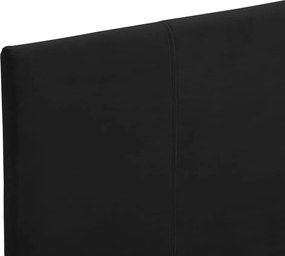 vidaXL Πλαίσιο Κρεβατιού Μαύρο 90 x 200 εκ. Υφασμάτινο