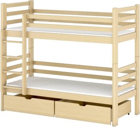PATRYK 80x160 pine bunk bed Lano Furniture