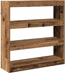 vidaXL Βιβλιοθήκη 3 επιπέδων 100 x 30 x 103 εκ. Επεξεργασμένο Ξύλο