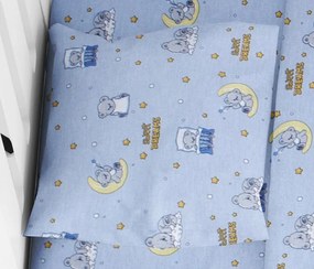 Μαξιλαροθήκη Βαμβακερή Bebe 35x45εκ. Sweet Dreams 551 Sky Blue DimCol