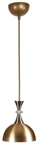 Φωτιστικό Οροφής 534LUN3867 Φ25x70cm 1xE27 40W Gold Opviq