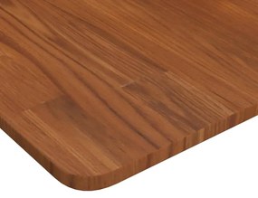 vidaXL Επιφάνεια Τραπεζιού Τετράγωνη Σκ. Καφέ 80x80x1,5 εκ. Ξύλο Δρυς