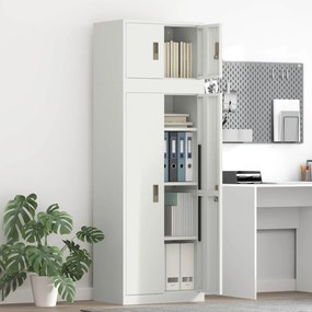 vidaXL Ντουλάπι αποθήκευσης 2 τμχ. 60 x 40 x 180 εκ Ατσάλι Κλειδώσιμο