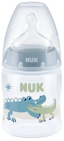 Μπιμπερό First Choice Plus 10743889 Temperature Control 150ml 0-6 Μηνών Blue Nuk 150ml Polypropylene