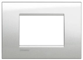 Πλαίσιο 3 Θέσεων Ασημί Moonlight Bticino LNA4803GL Legrand-LNA4803GL-Ασημί LNA4803GL