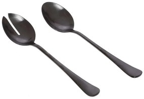Κουτάλι Σερβιρίσματος Durable (Σετ 2Τμχ) 45.045.04 Black Cryspo Trio Stainless Steel