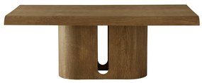 Artekko Asos Καφέ Τραπεζαρία MDF (200x110x77)cm Artekko 783-6501