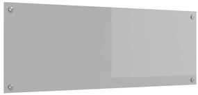 vidaXL Πίσω Πάνελ Κουζίνας Ανοιχτό γκρι 110 x 40 x 0.6 εκ.