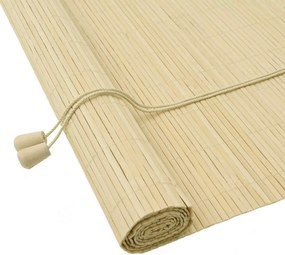 vidaXL Ρόλερ (στόρι) Φυσικό 40 x 220 cm Μπαμπού